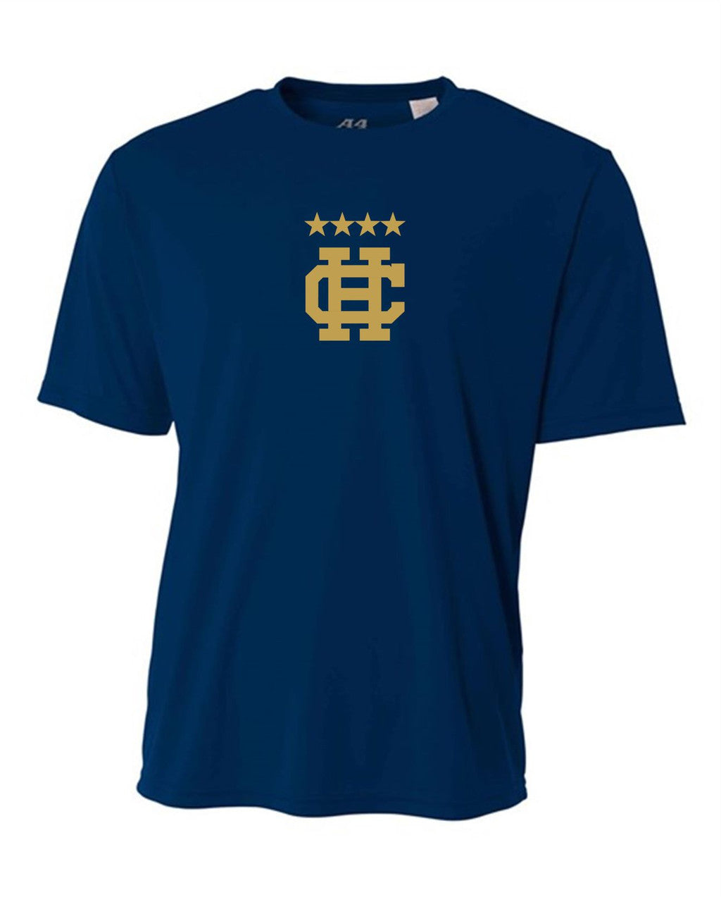 A4 Holy Cross Training Crew Top - Navy or Black Holy Cross 23 Navy Youth Small - Third Coast Soccer
