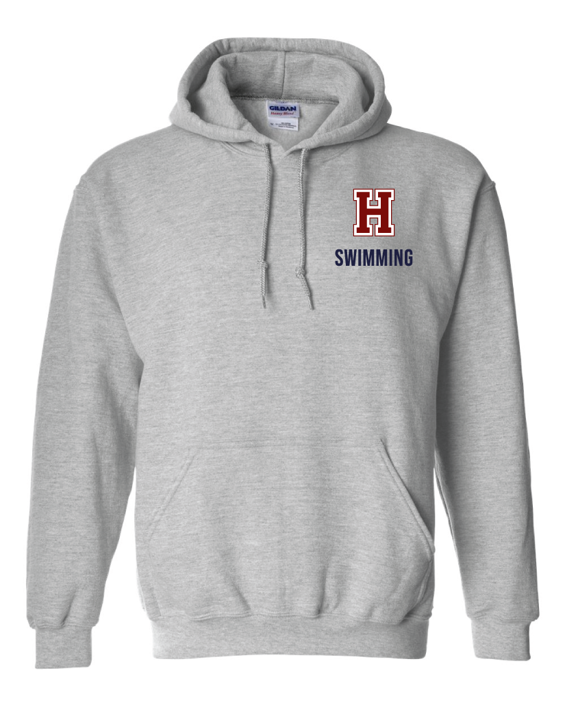 Hannan Swimming Hooded Sweatshirt (For Student Athletes) Hannan Swimming 24 - Third Coast Soccer