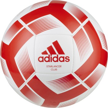 adidas Starlancer Club Ball - White/Red Balls - Third Coast Soccer