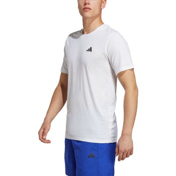 adidas Train Essentials Feelready Tee - White/Black Training Wear - Third Coast Soccer
