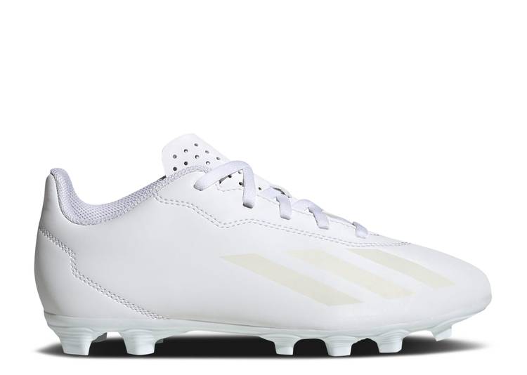 adidas Junior X Crazyfast.4 FG - Feather White Youth Footwear - Third Coast Soccer