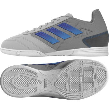 adidas Super Sala 2 IN - Grey/Lucid Blue Mens Footwear - Third Coast Soccer