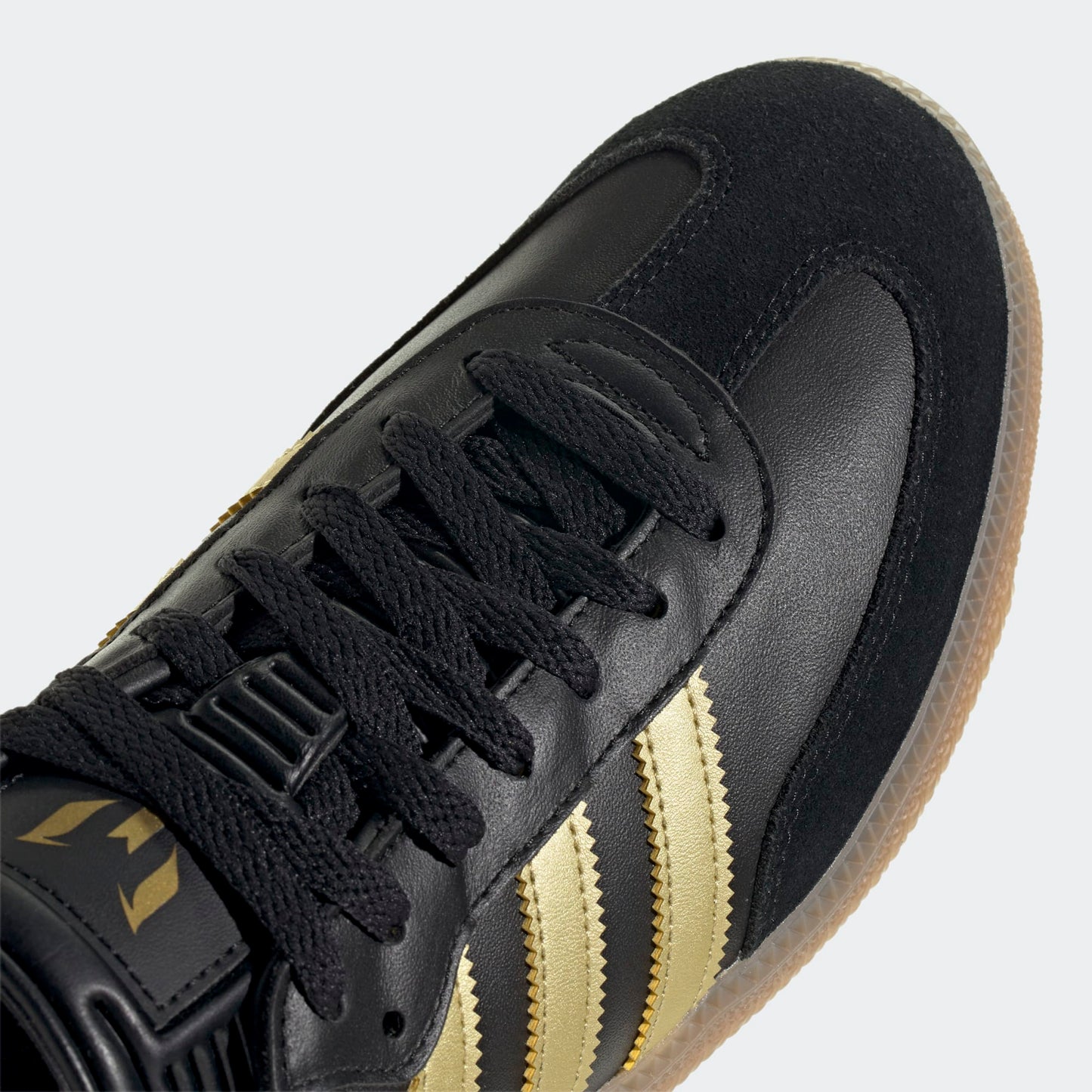 adidas Samba Messi - Black/Gold Mens Indoor - Third Coast Soccer
