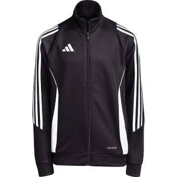 adidas Youth Tiro 24 Training Jacket - Black/White Jackets - Third Coast Soccer