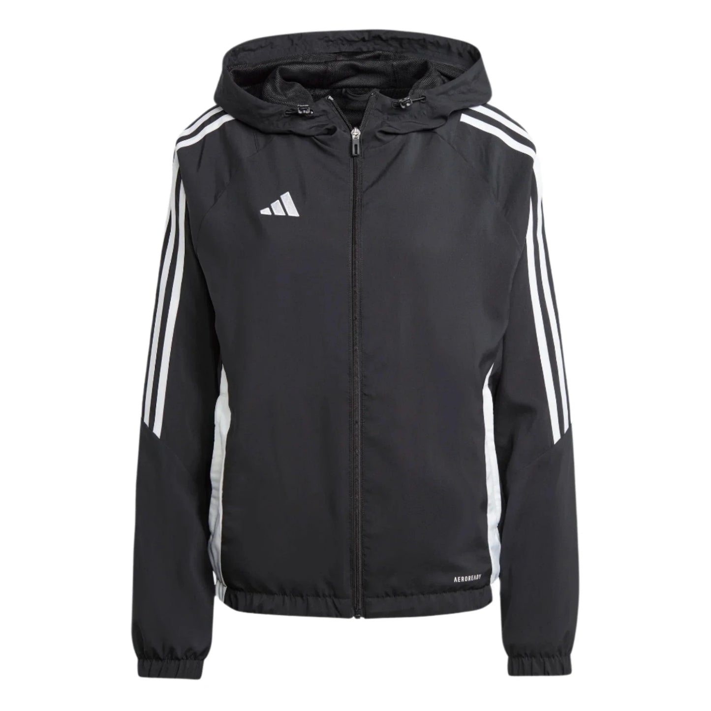 adidas Women's Tiro 24 Windbreaker Jacket - Black/White Jackets - Third Coast Soccer