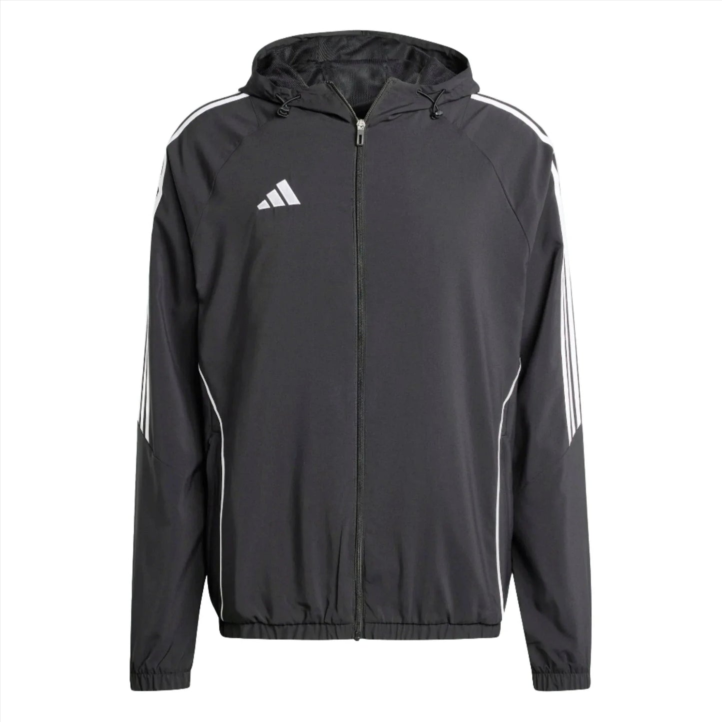 adidas Tiro 24 Windbreaker Jacket - Black/White Jackets - Third Coast Soccer
