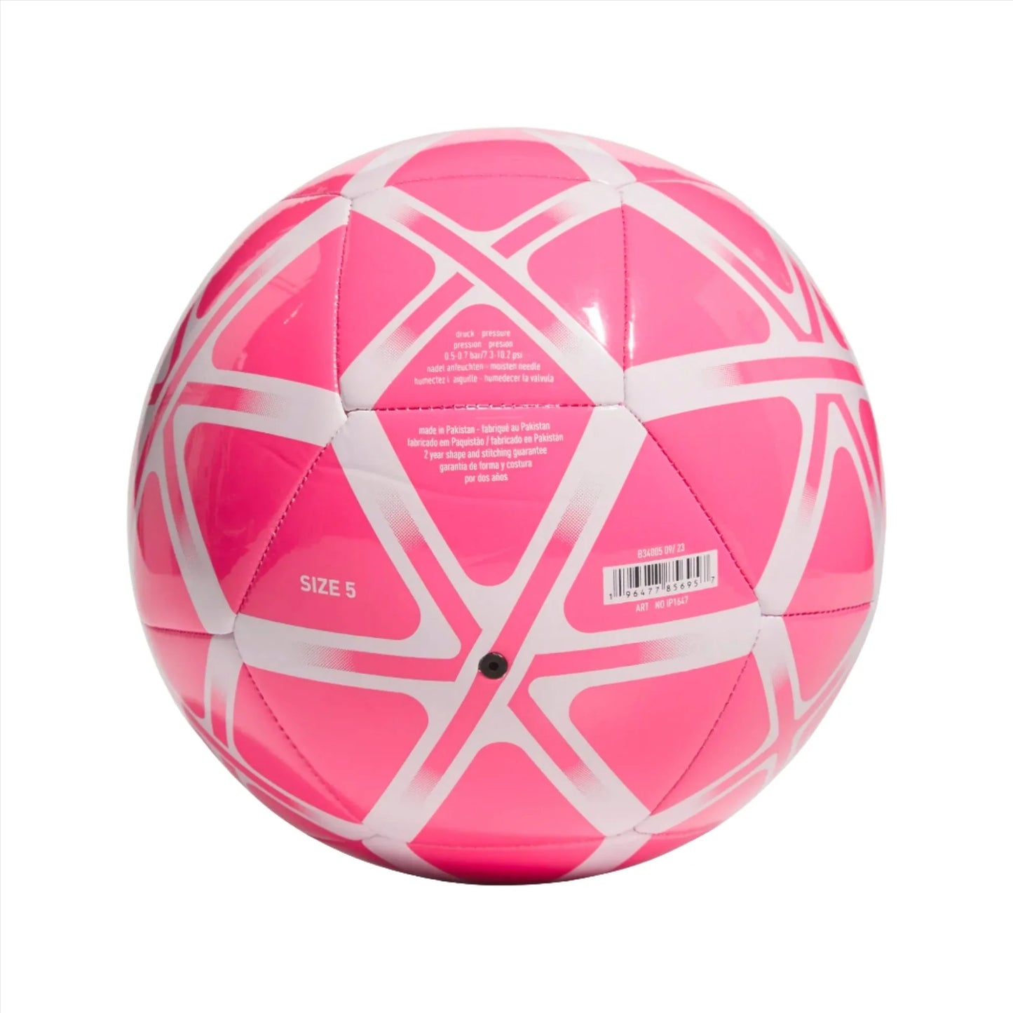 adidas Starlancer Club Ball - Solar Pink/White Balls - Third Coast Soccer