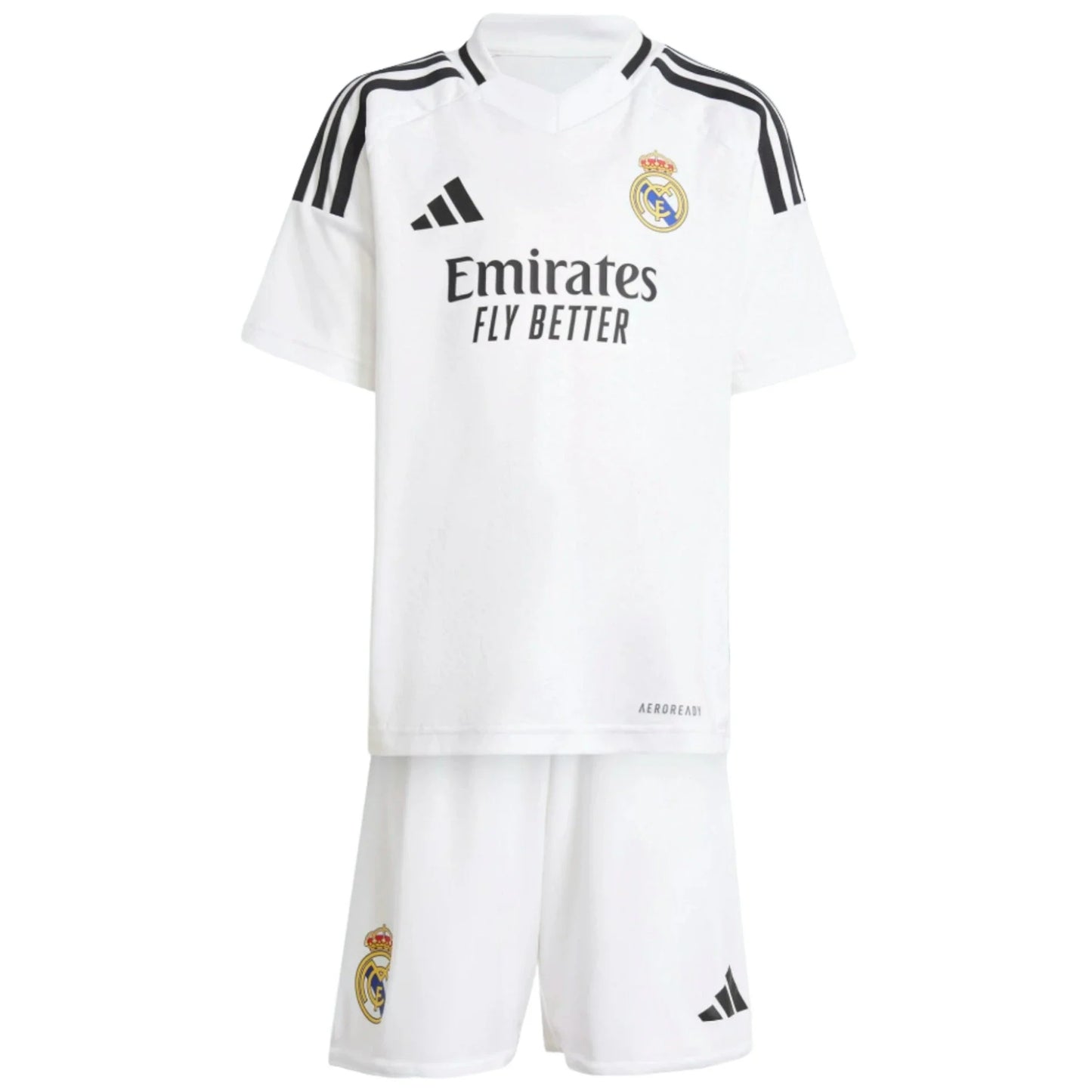 adidas Kids Real Madrid Home Mini Kit 24/25 Club Replica - Third Coast Soccer