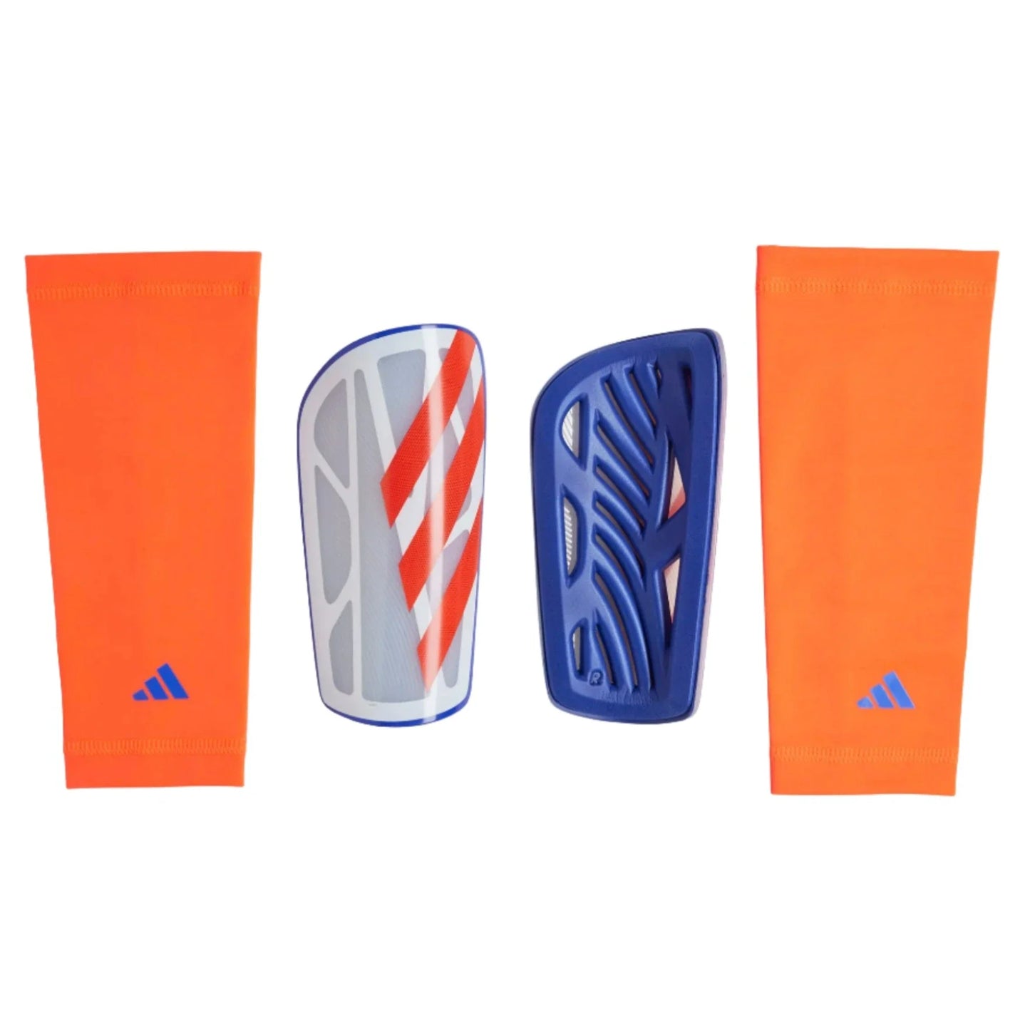 adidas Tiro League Shinguard - White/Blue/Red Adult Shinguards - Third Coast Soccer
