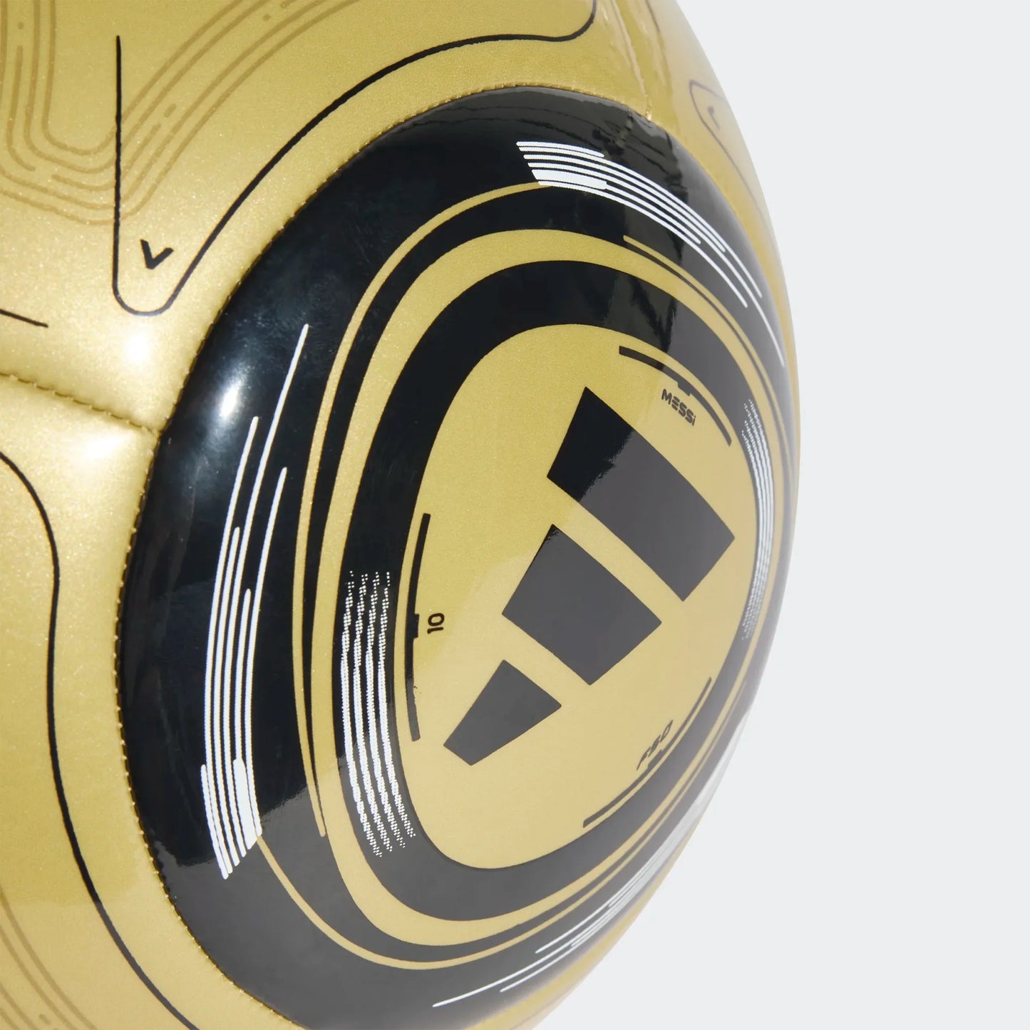 adidas Messi Club Ball - Metallic Gold/Black Balls - Third Coast Soccer