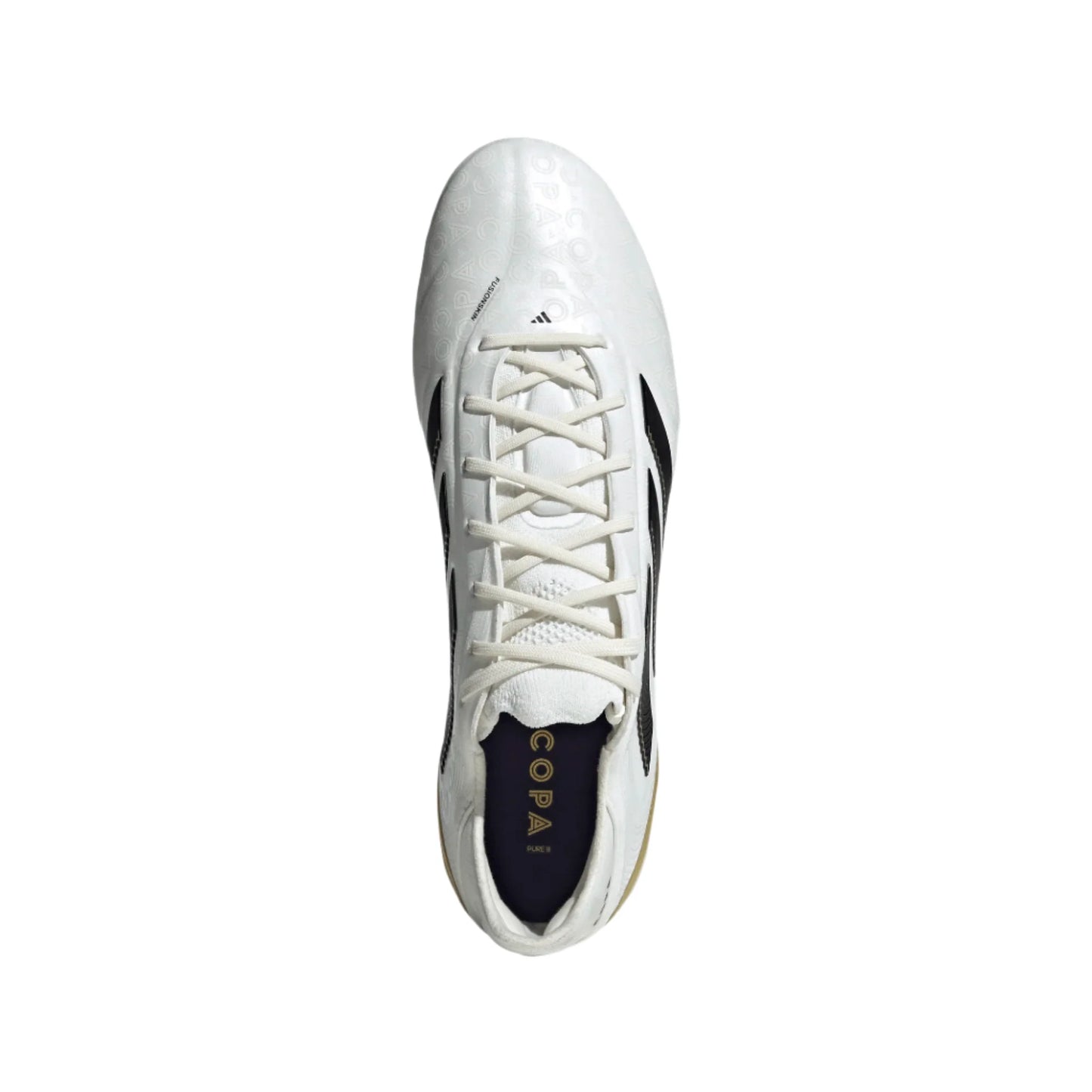 adidas Copa Pure III Elite FG - White/Black/Gold Men's Footwear - Third Coast Soccer