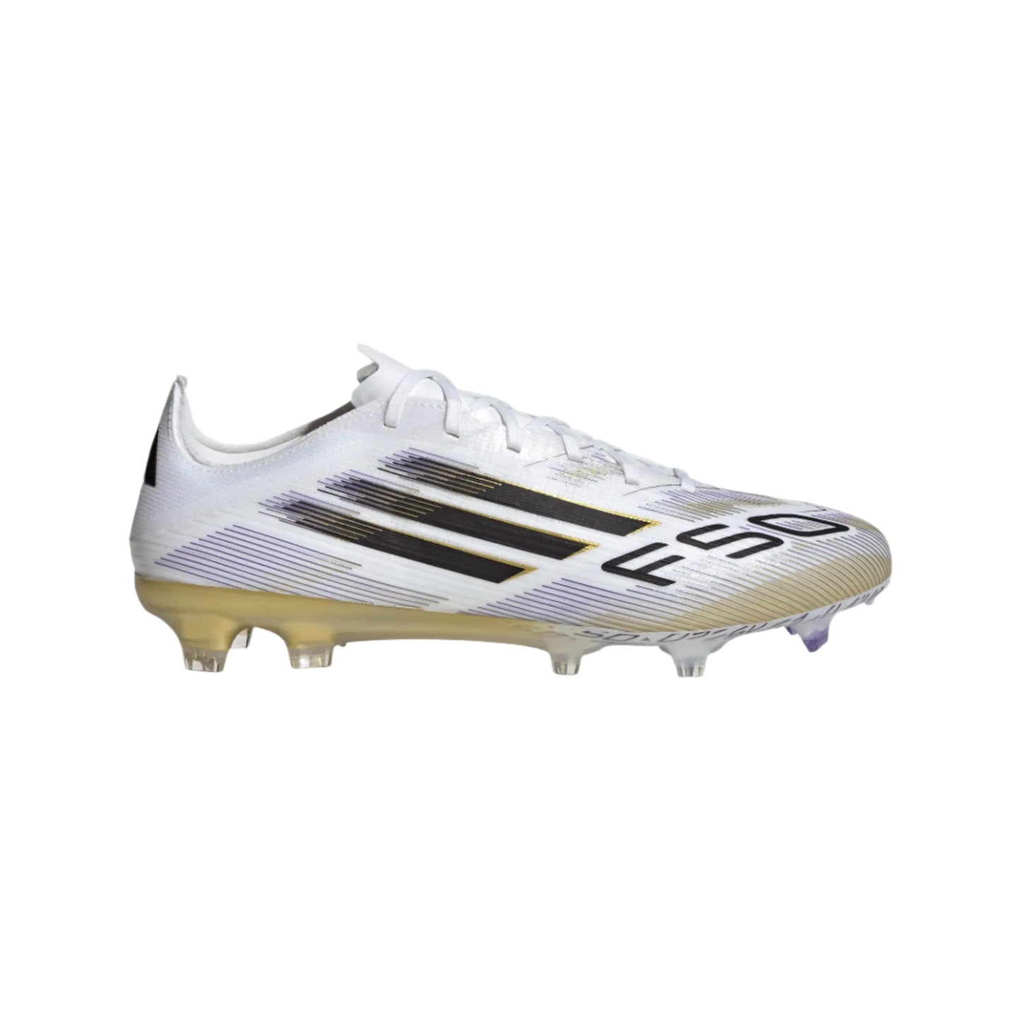 adidas F50 Pro FG - White/Black/Gold Men's Footwear - Third Coast Soccer