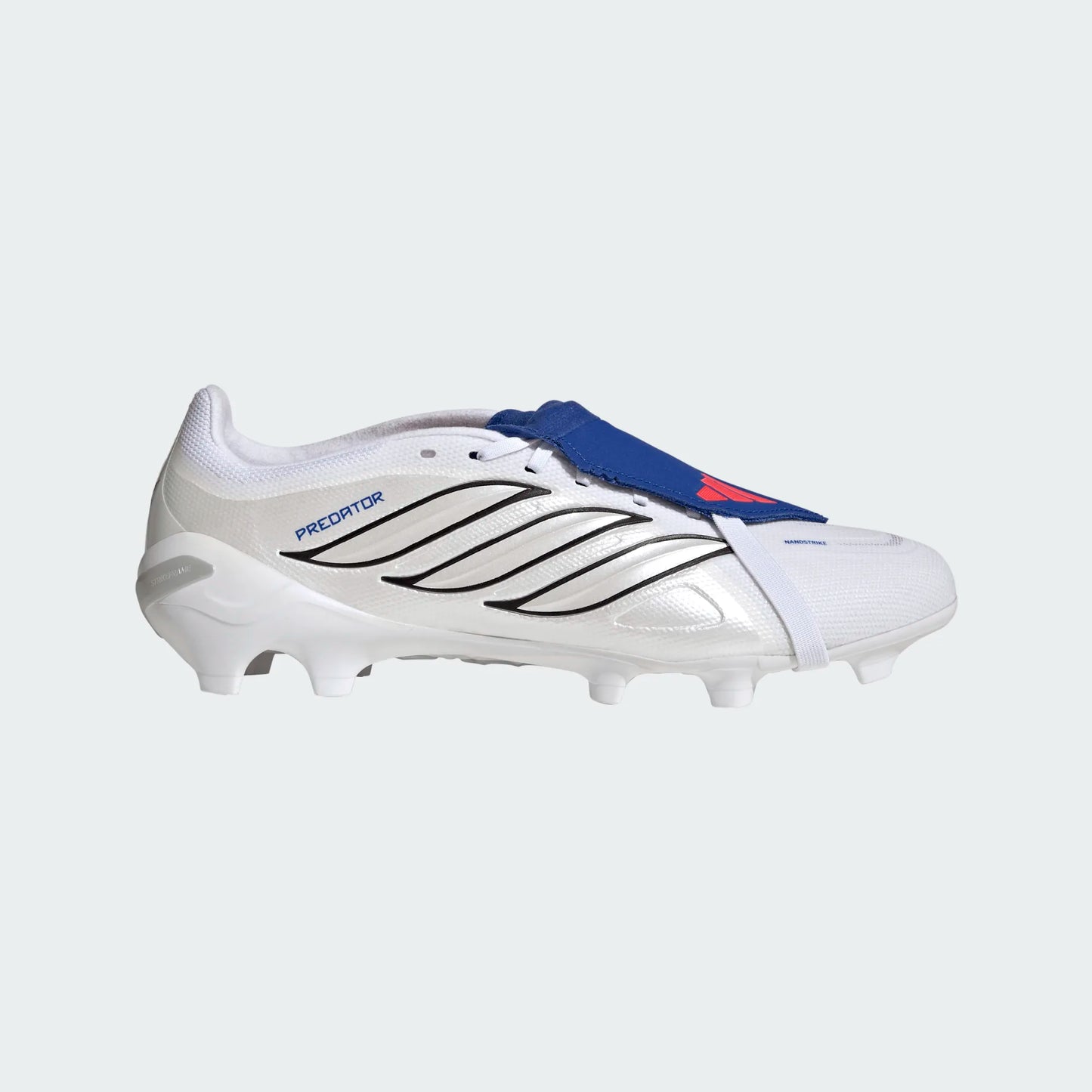 adidas Predator League FG - White/Metallic/Royal Men's Footwear - Third Coast Soccer