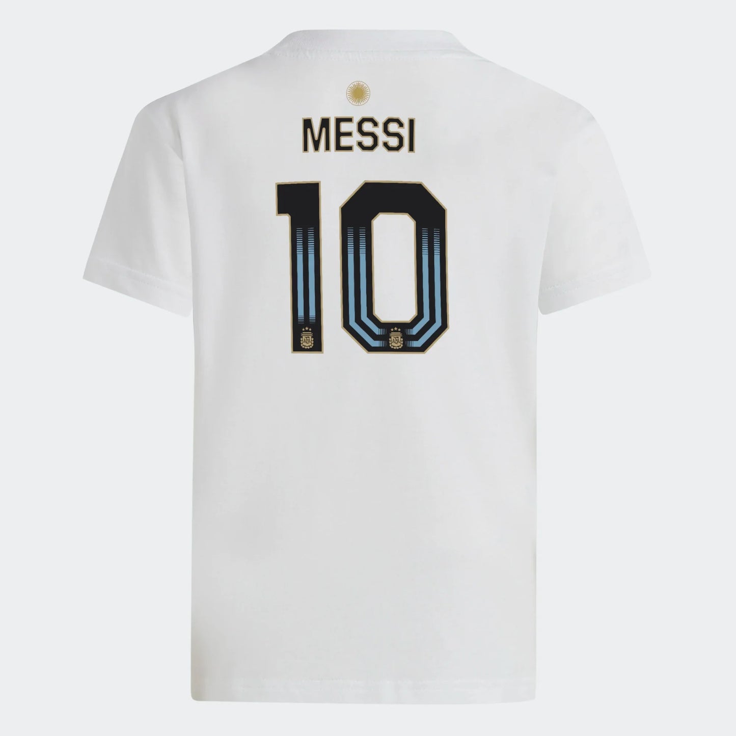 adidas Youth Argentina Messi Tee - White International Replica - Third Coast Soccer