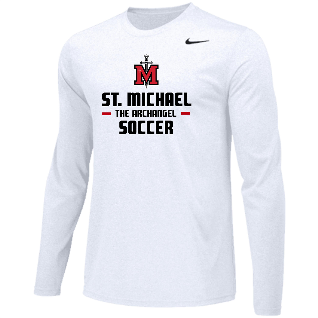 Nike STM Legend LS Tee Training Wear White Mens Small - Third Coast Soccer