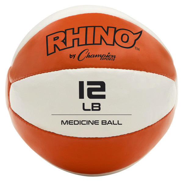 Champion Rhino Leather Medicine Ball - 12 LB