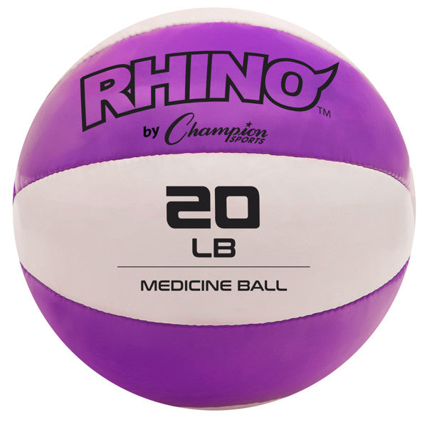 Champion Rhino Leather Medicine Ball - 20 LB