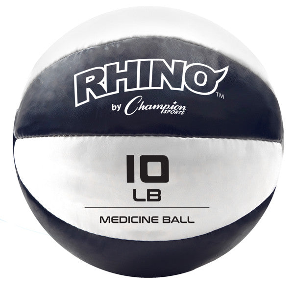 Champion Rhino Leather Medicine Ball - 10 LB