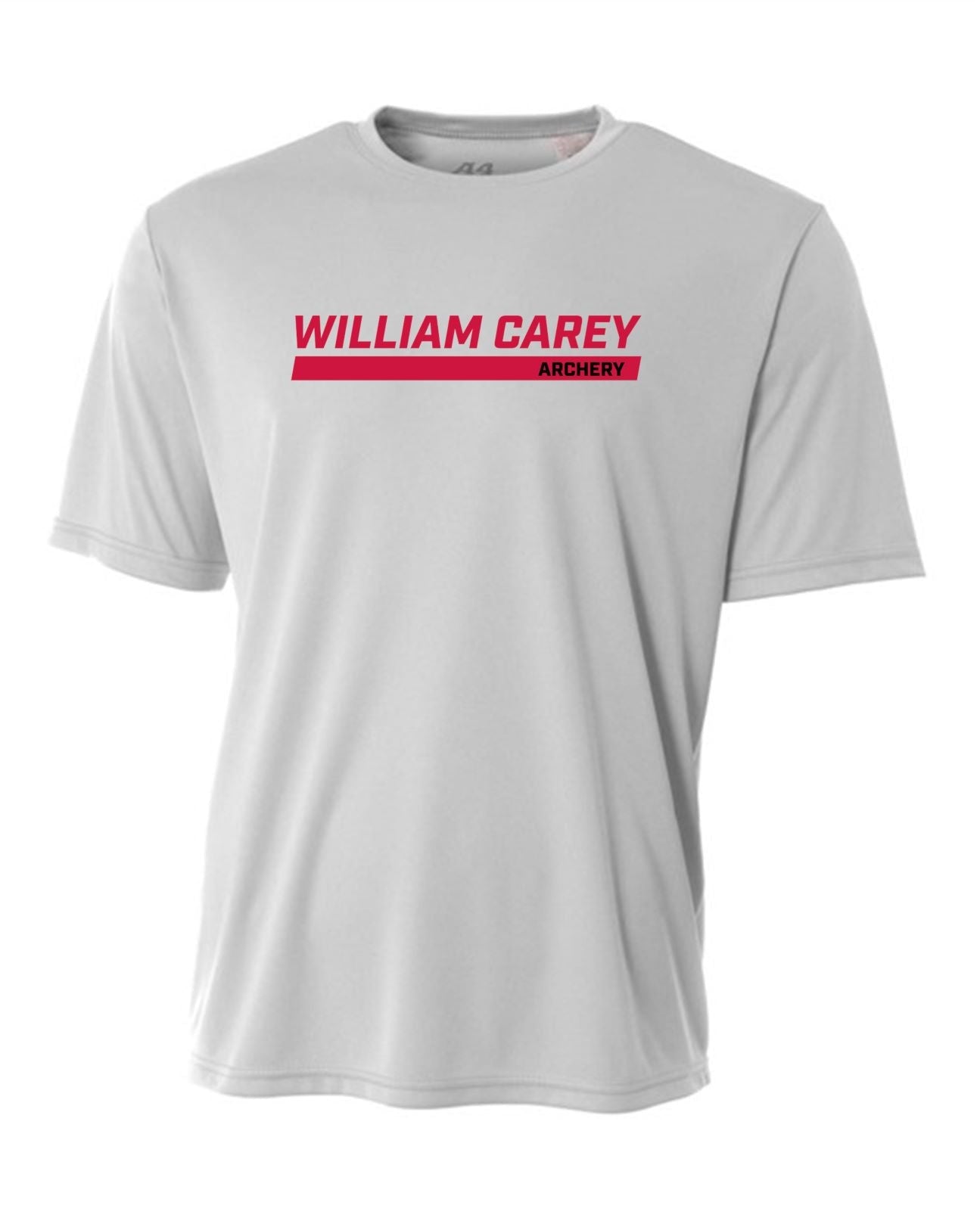 WCU Archery Youth Short-Sleeve Performance Shirt WCU Archery Silver Wc W/O Crusader - Third Coast Soccer