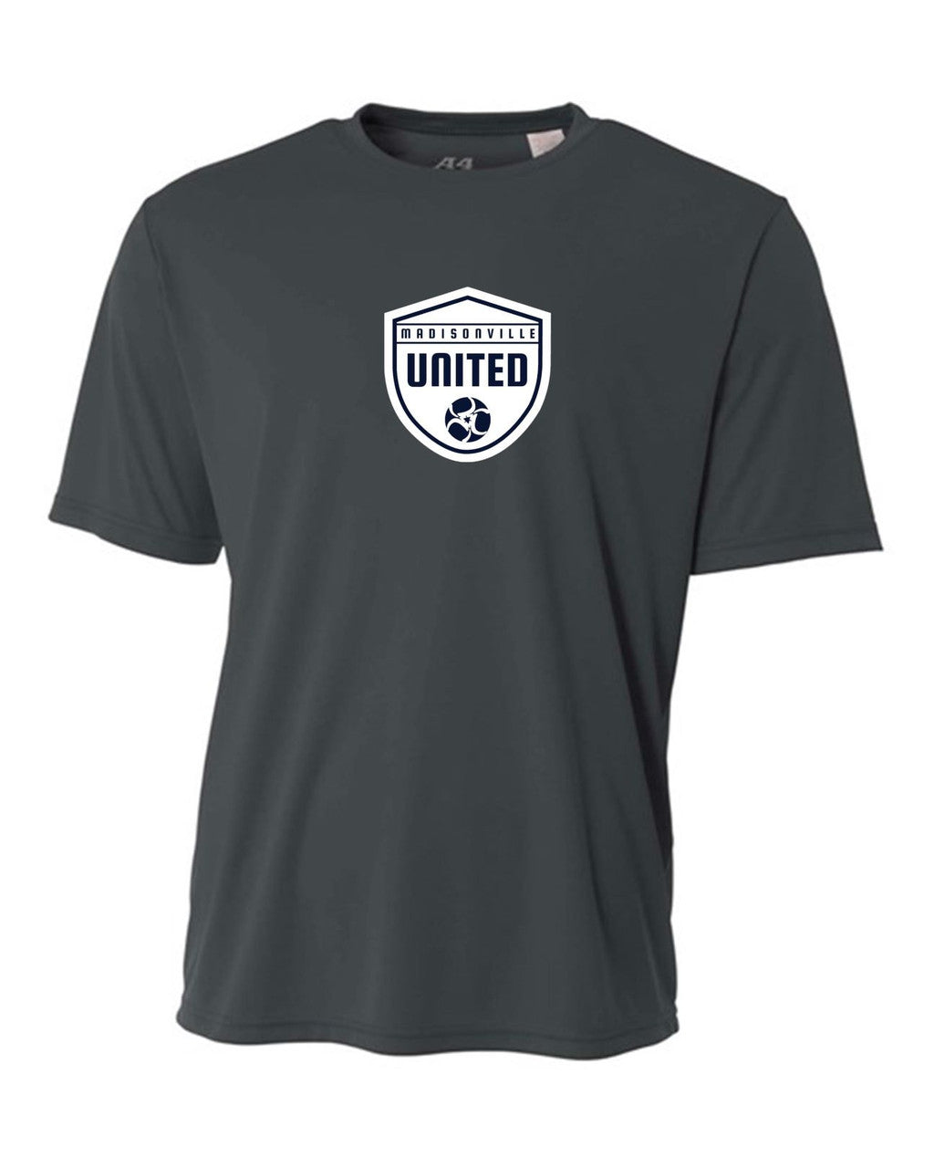 A4 Madisonville United Youth SS Training Tee Madisonville United 22-24 Graphite Youth Small - Third Coast Soccer
