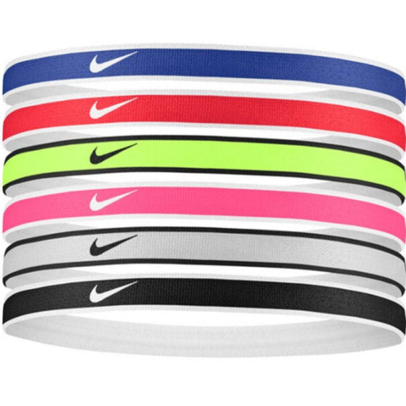 Nike Swoosh Sport Headbands 6 pack - Red/Royal/Volt Player Accessories - Third Coast Soccer