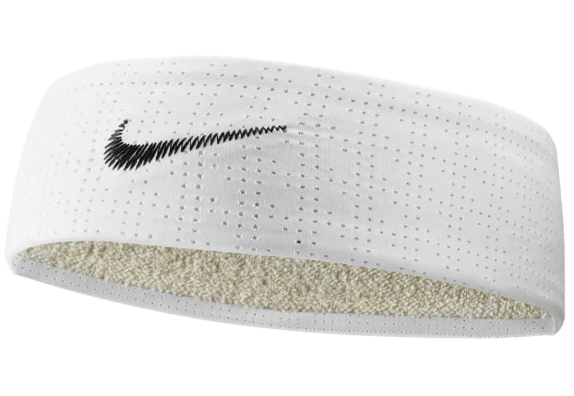 Nike Men's Fury Headband 3.0 - White/Black Player Accessories - Third Coast Soccer