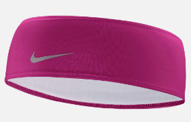 Nike DriFit Swoosh Headband 2.0 - Pink/Silver Player Accessories - Third Coast Soccer