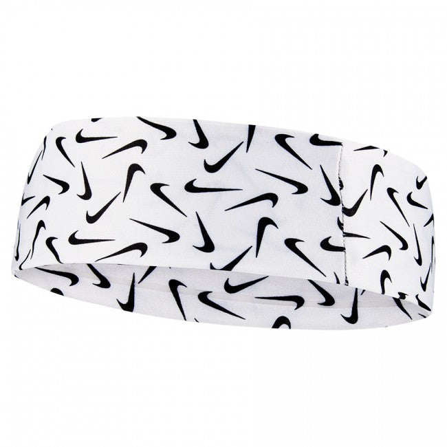 Nike Fury Printed Headband 3.0 - White/Black Player Accessories - Third Coast Soccer