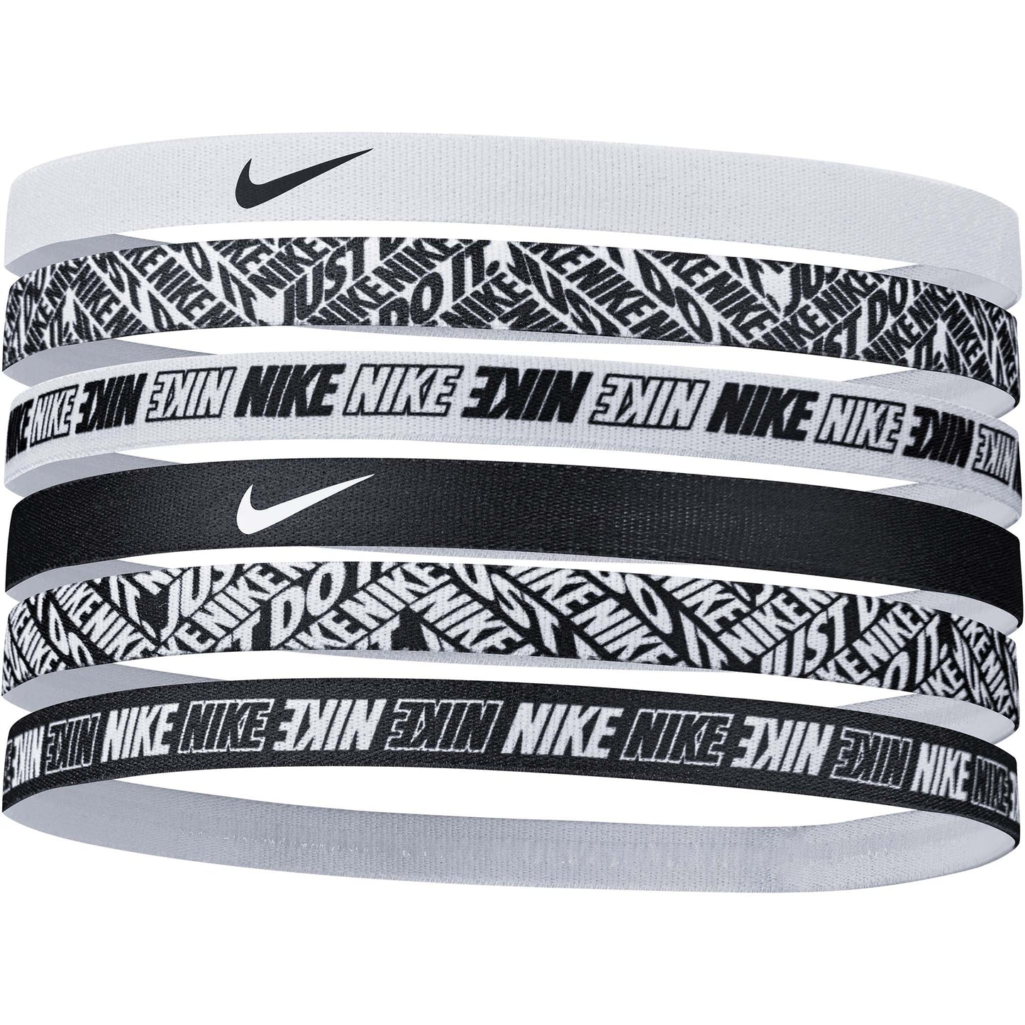 Nike Printed Headband 6 Pack - White Player Accessories - Third Coast Soccer