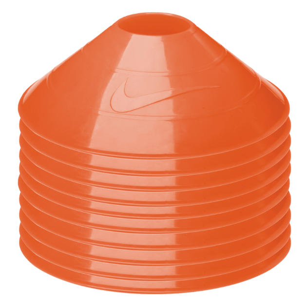 Nike Training Cones - 10 Pack Coaching Accessories Total Orange - Third Coast Soccer