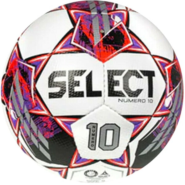 Select Numero 10 NFHS V22 Ball - White/Red/Purple Balls - Third Coast Soccer