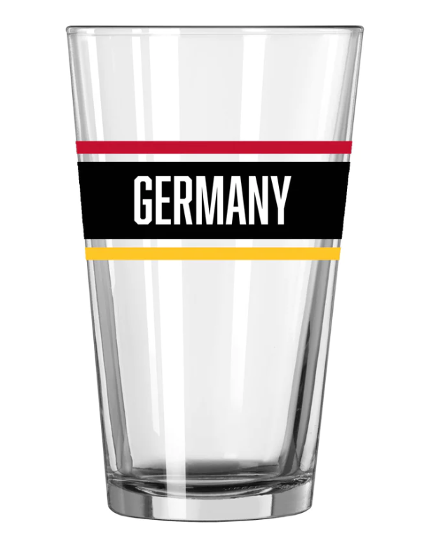 Lb Germany 16 Ounce Pint Glass Drinkware - Third Coast Soccer