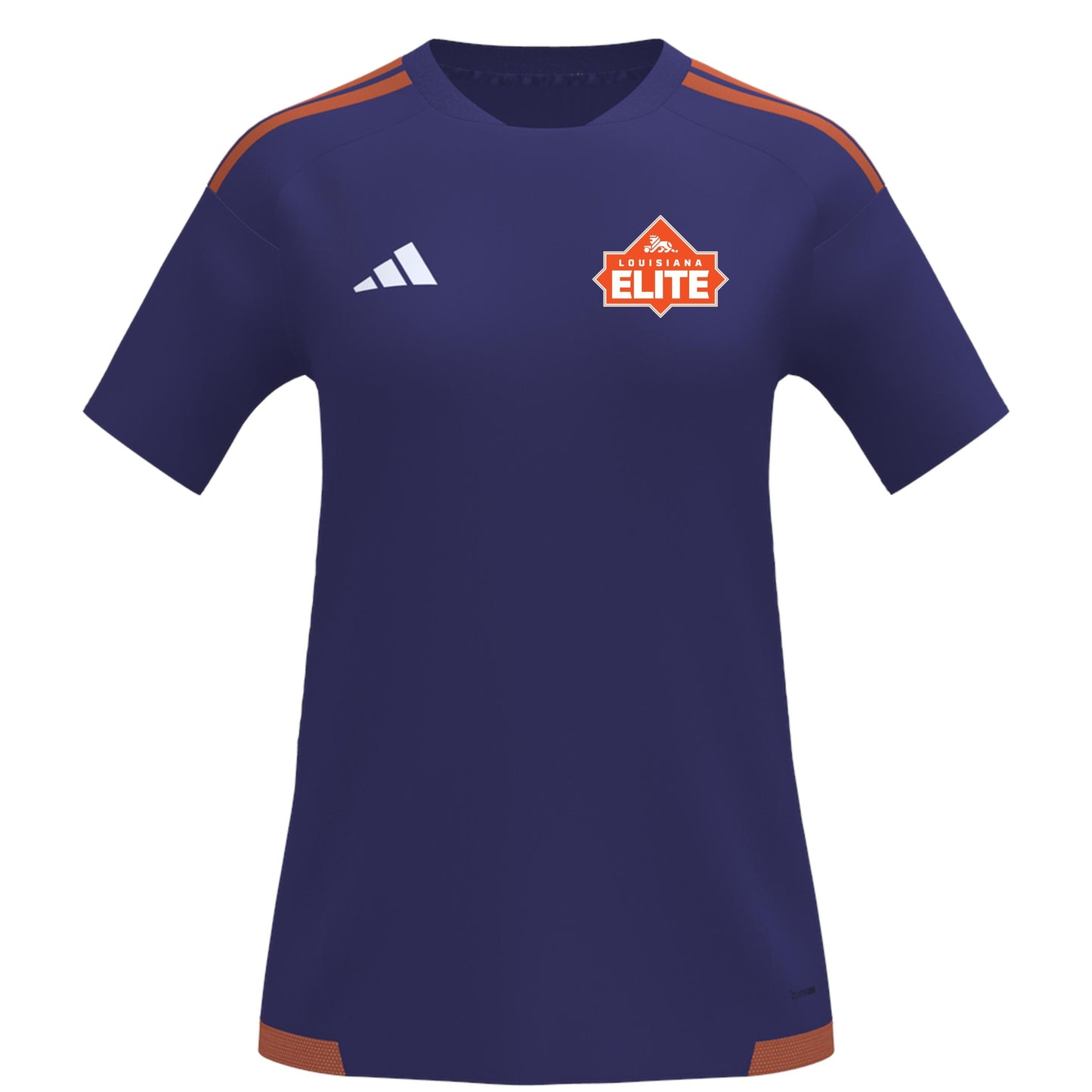 adidas LA Elite Women's Custom Tiro 26 Competition Jersey - Purple/Orange Louisiana Elite Girls Purple Womens XXSmall - Third Coast Soccer