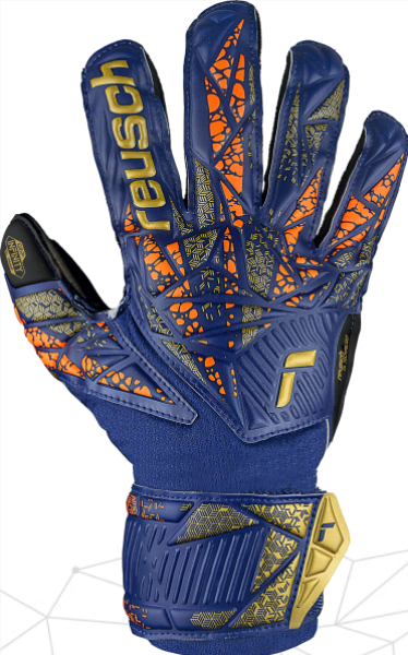 reusch Junior Attrakt Solid Infinity Finger Support Goalkeeper Glove Gloves - Third Coast Soccer