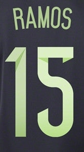 Spain 2014/15 Name and Number Set Replica Hero Printing Home Mata 13 - Third Coast Soccer