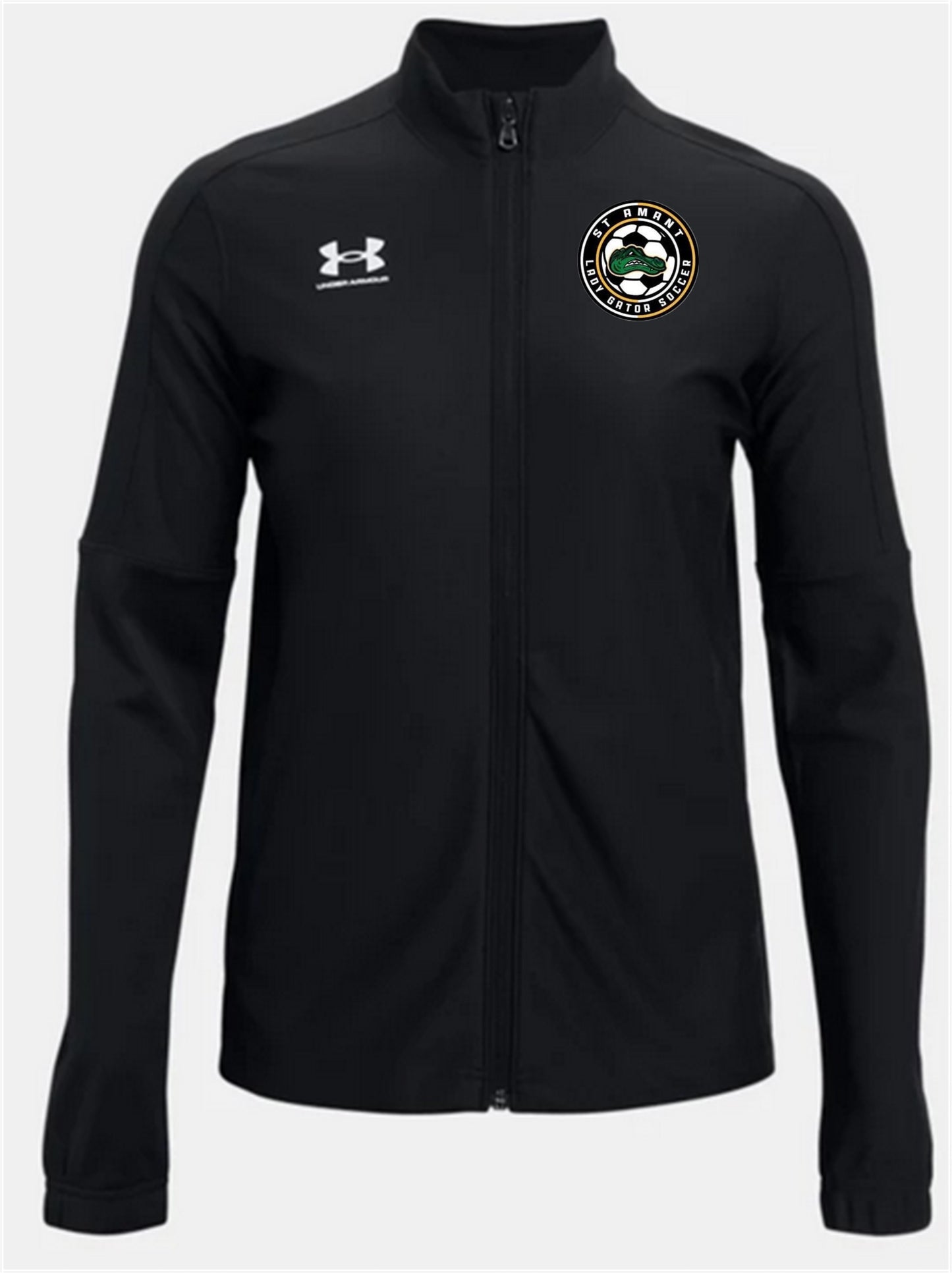 St. Amant Girls Challenger Track Jacket Jacket Black Womens Extra Small - Third Coast Soccer