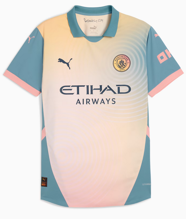 Manchester City 24/25 Authentic Fourth Men's Soccer Jersey Jerseys - Third Coast Soccer