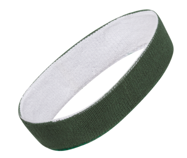 adidas Interval Reversible 2.0 Headband - Team Dark Green/White Player Accessories - Third Coast Soccer