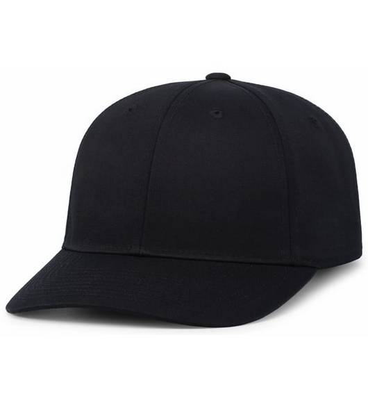 Pacific Headwear Hybrid Snapback Dad Cap Hats Black - Third Coast Soccer