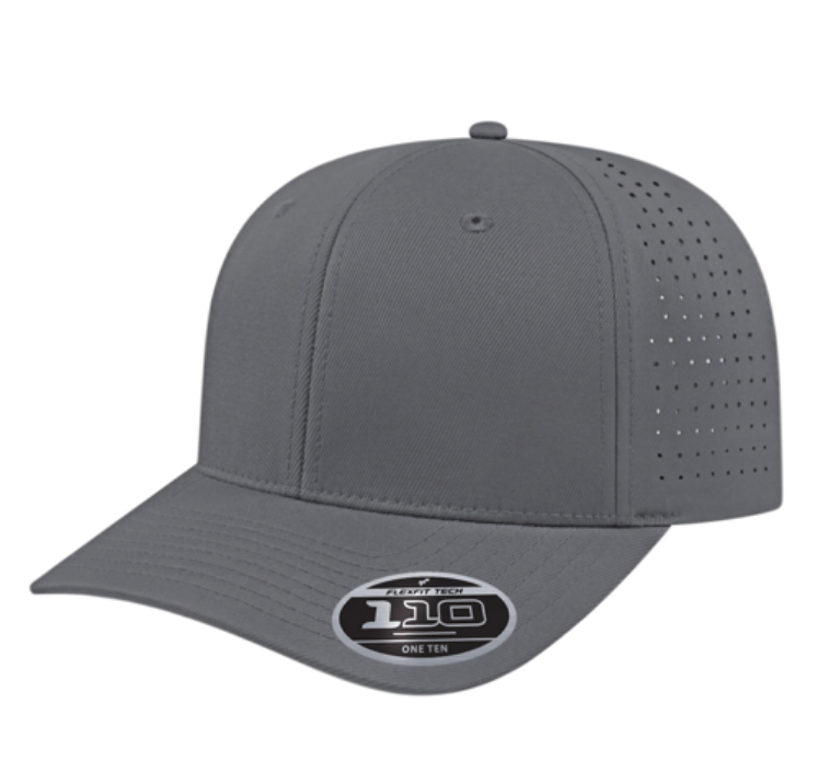 Cap America Flexfit 110 Perforated Snapback Graphite - Third Coast Soccer