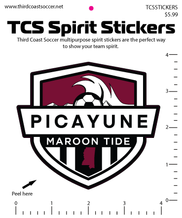 Picayune Soccer Sticker PMHS SW - Third Coast Soccer