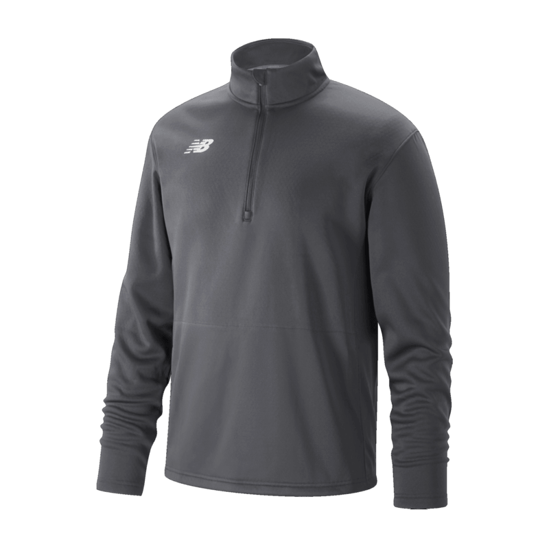 New Balance Thermal Half Zip Training Wear Gunmetal Mens Small - Third Coast Soccer