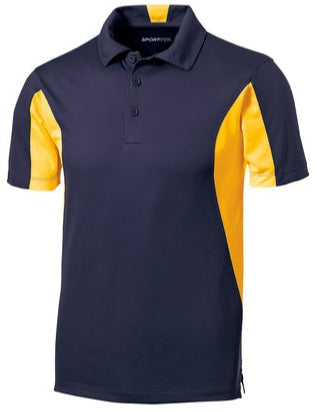 Sport-Tek Men's Tall Side Blocked Micropique Sport Wick Polo Polos - Third Coast Soccer