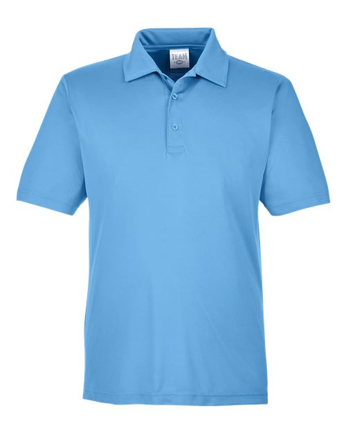 Team 365 Men's Zone Performance SS Polo Polos Sport Light Blue Mens Small - Third Coast Soccer