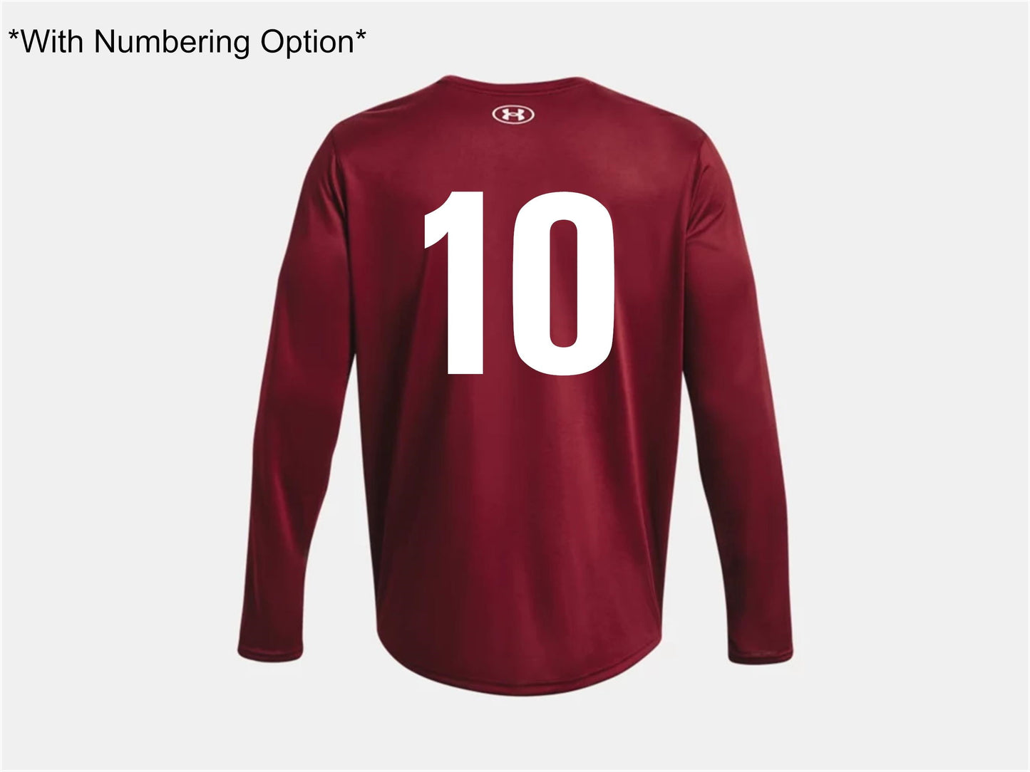 UA Dunham Womens LS Tech Tee - Cardinal Dunham - Third Coast Soccer