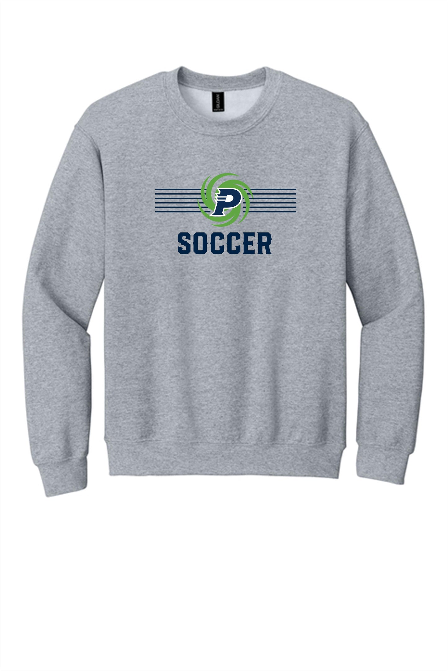 PVHS P Sweatshirt Prairieville High School Sport Grey Mens Small - Third Coast Soccer