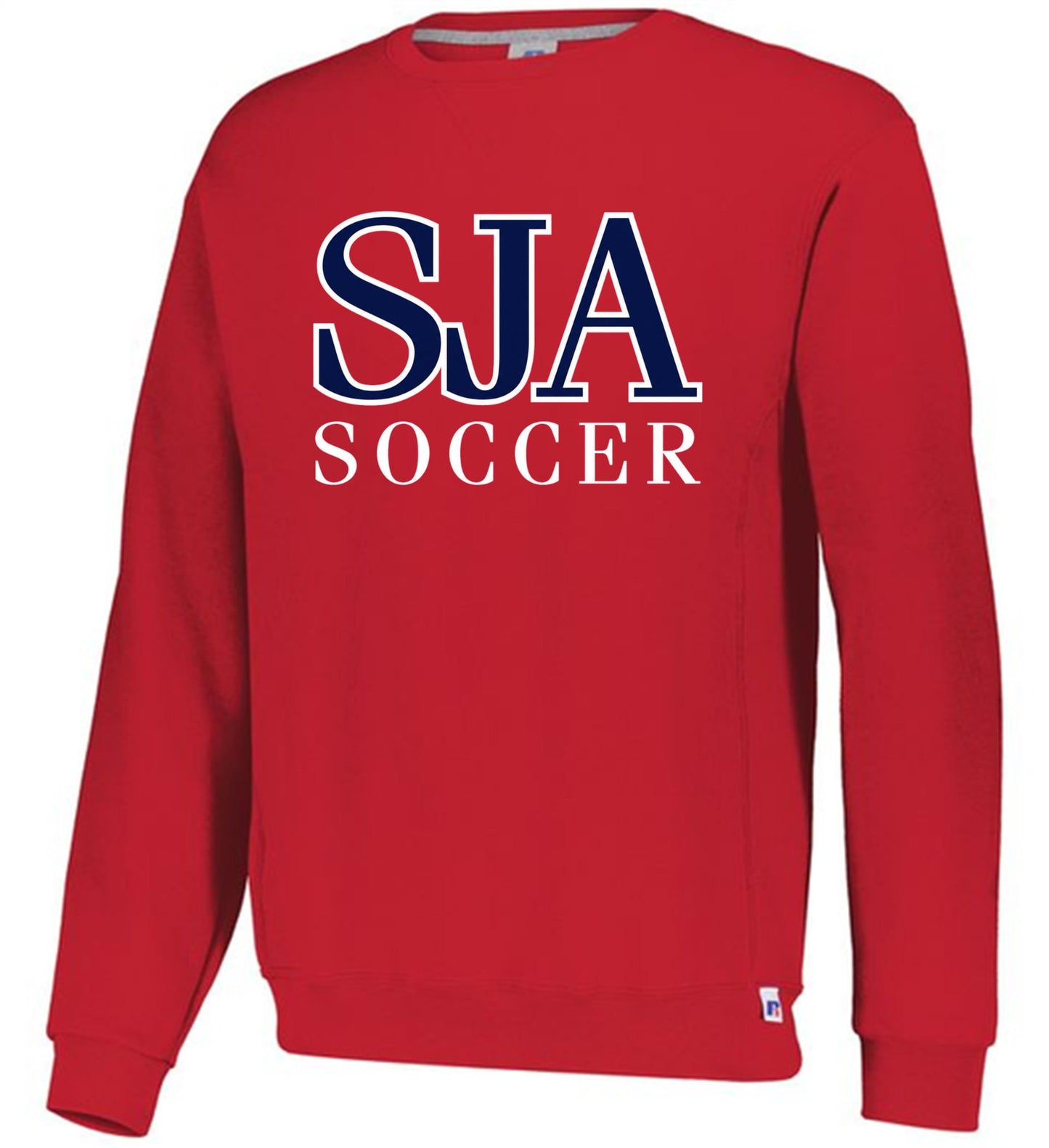 Russell SJA Soccer Dri-Power® Fleece Crew Sweatshirt - Red