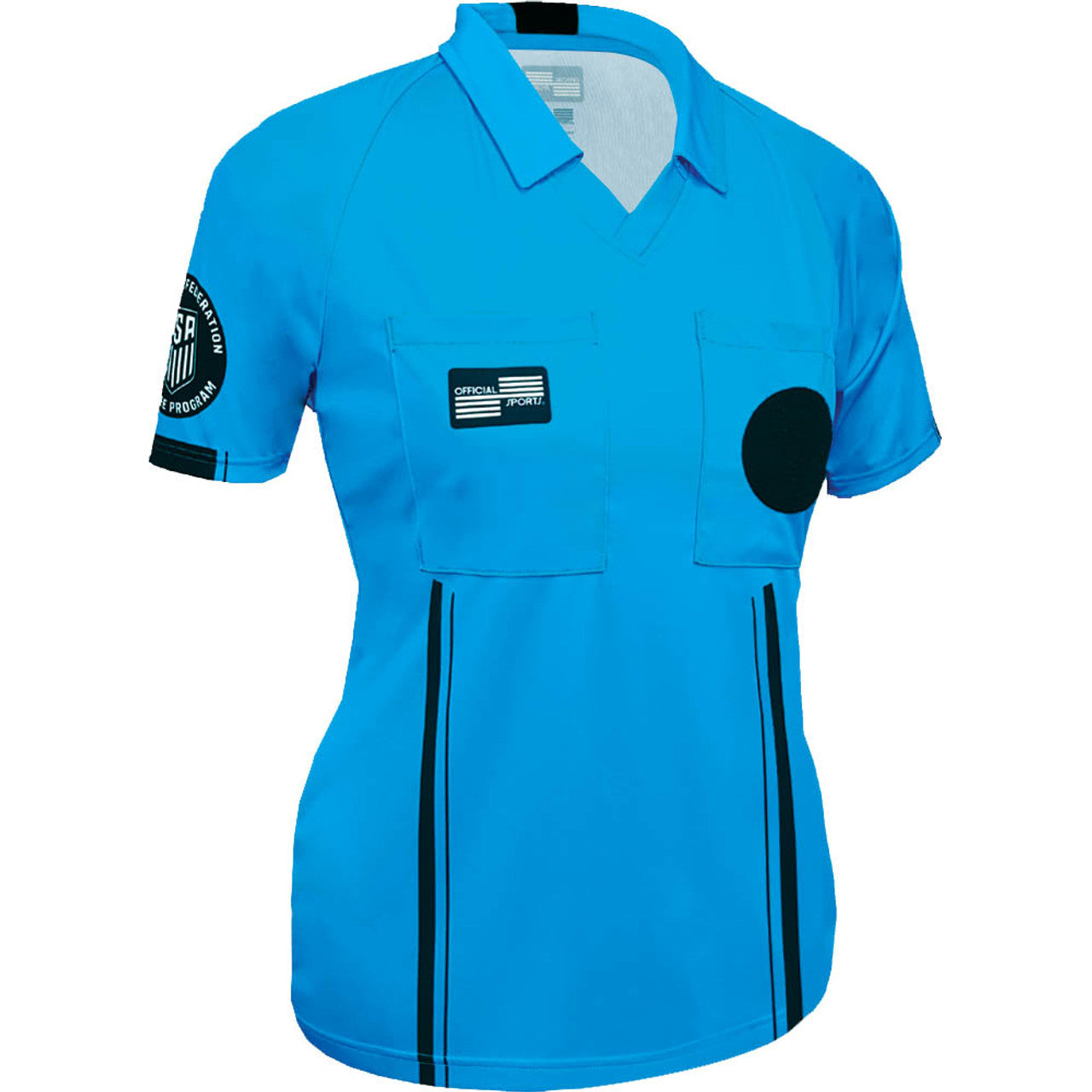 Official Sports USSF Women's Economy SS Jersey - Blue Referee - Third Coast Soccer