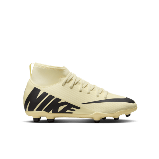 Nike Junior Mercurial Superfly 9 Club FG - Lemonade/Black Youth Footwear - Third Coast Soccer