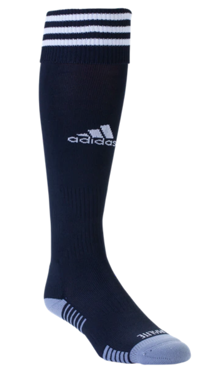 adidas Rangers Copa Zone III OTC Sock (Only for 2007-2012 Age Groups) Gulf Coast Rangers Small (1Y-4Y) Black/White - Third Coast Soccer